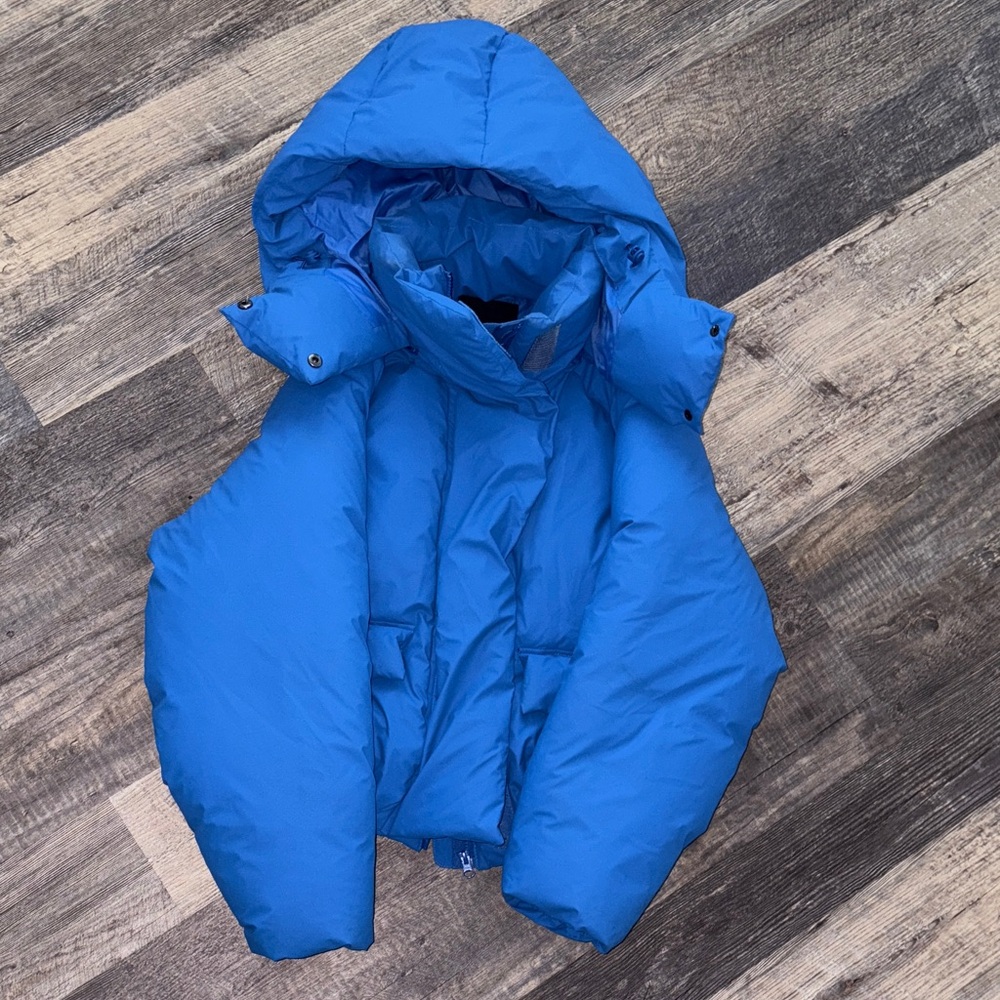 Vibrant Blue Puffer Coat